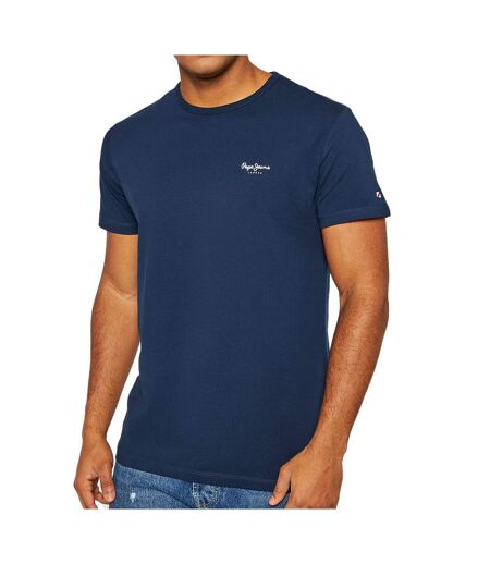 T-shirt Marine Homme Pepe Jeans Original Basic