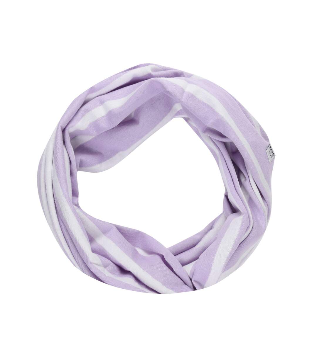 Womens/ladies shaila striped jersey scarf one size pastel lilac/white Regatta-1