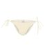 Womens/ladies Crochet Bikini Bottoms Yellow Brave Soul-1