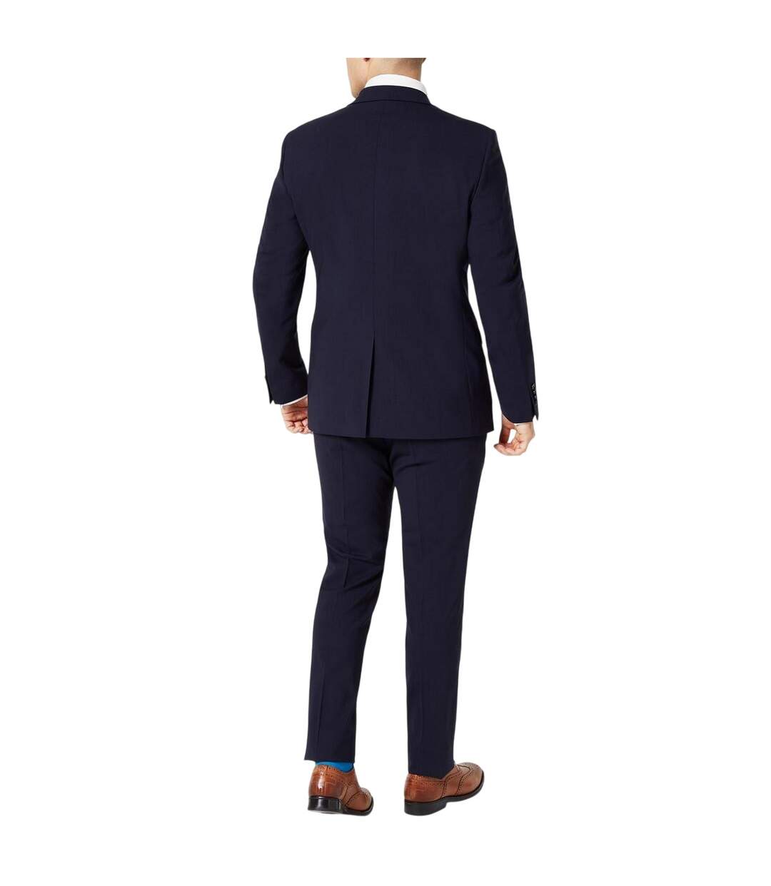 Pantalon De Costume Commerce Homme Bleu Marine Without Prejudice-3