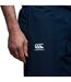 Mens Club Plain Tapered Leg Tracksuit Bottoms Navy Canterbury-4