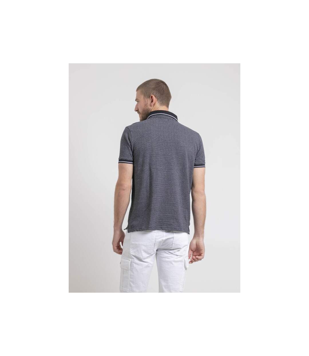 Polo manches courtes pur coton motifs PIGUMAX-2