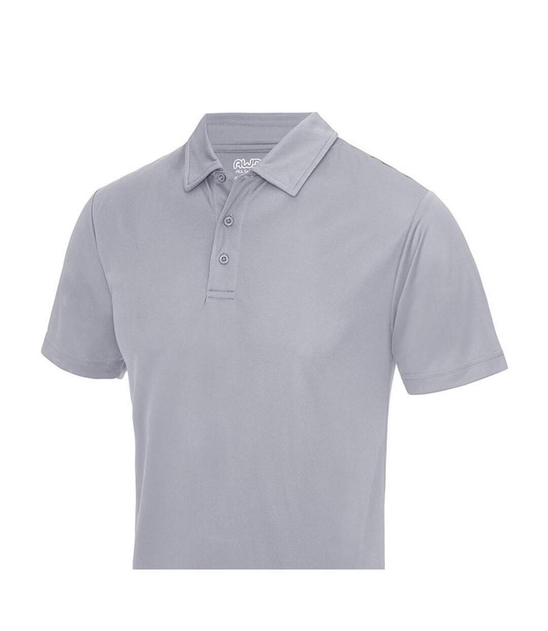 Polo Cool Homme Gris Chiné Uni Just Cool-2
