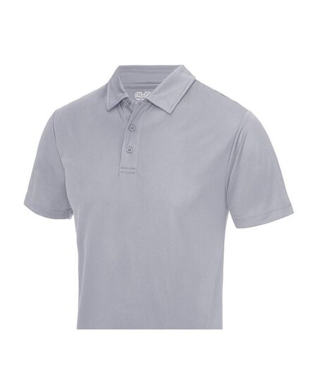 Polo Cool Homme Gris Chiné Uni Just Cool