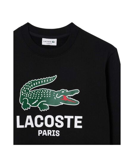 Sweat Homme Noir Lacoste