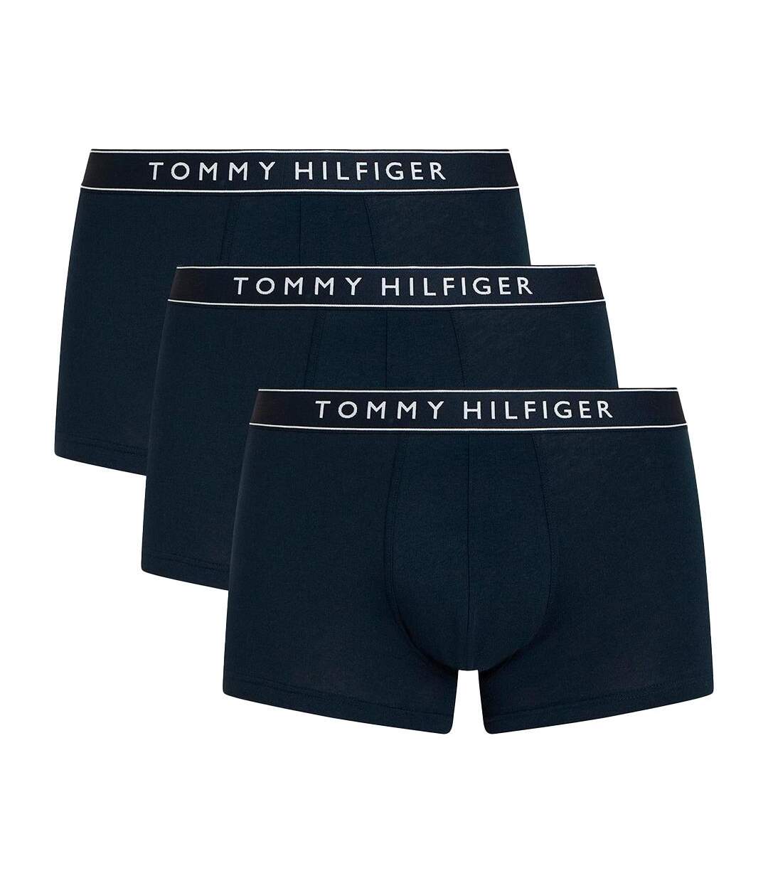 x3 boxers noir homme tommy hilfiger trunk um0um03520-1