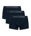 x3 boxers noir homme tommy hilfiger trunk um0um03520-1