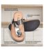 OZABI Sandales Tong Boucle Nubuck Métal Camel Argent Bronze 36-41-4