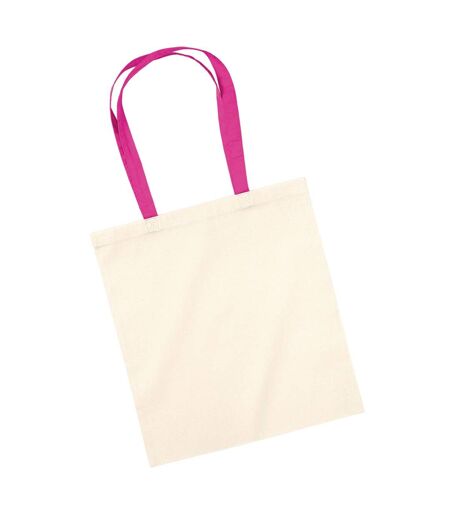 Tote Bag Taille Unique Beige Pâle Fuchsia Westford Mill