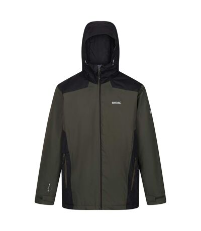 Veste imperméable thornridge homme kaki foncé / noir Regatta