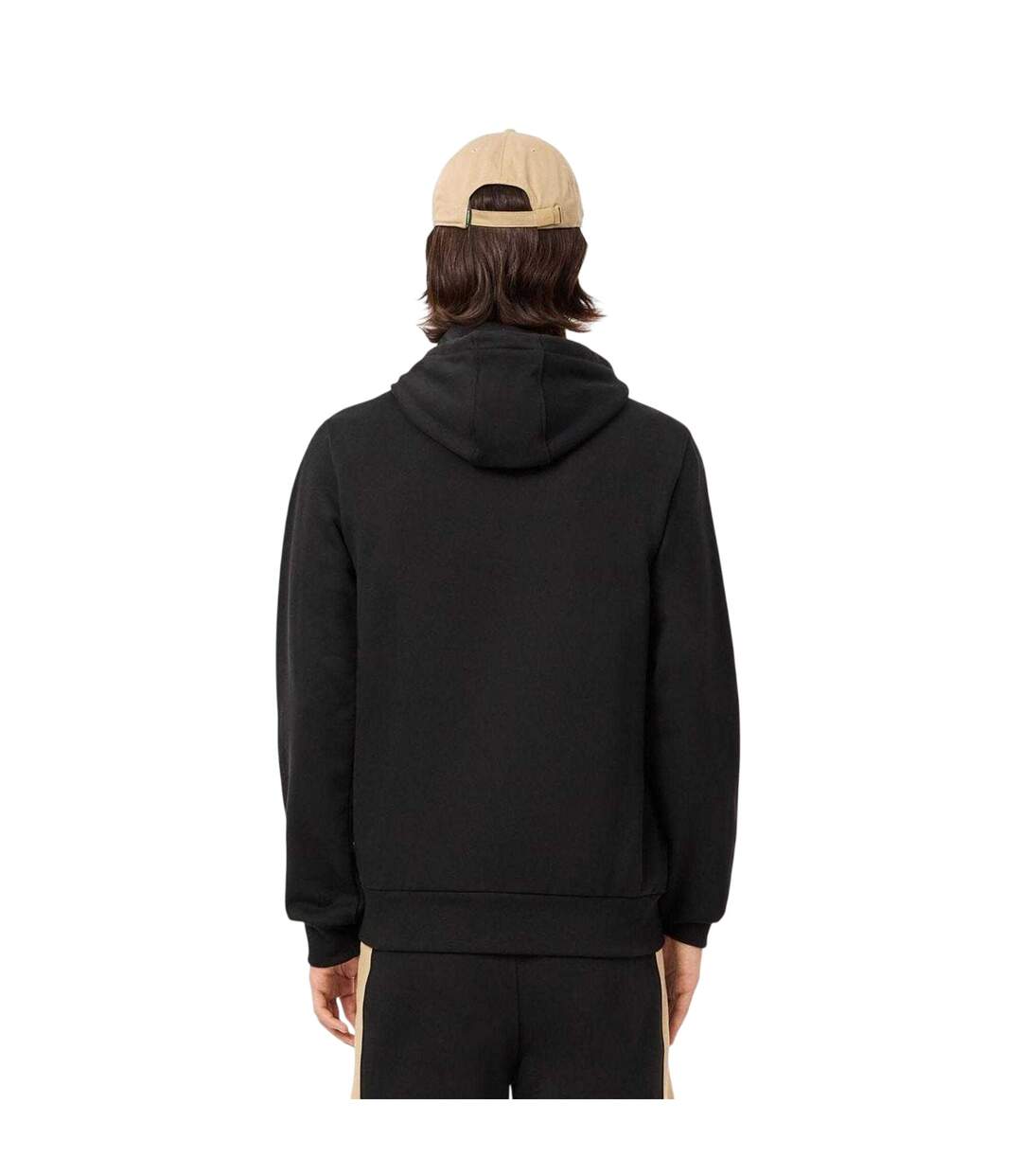 Sweat À Capuche Motif/style Blocs De Couleurs Homme Noir Lacoste-3