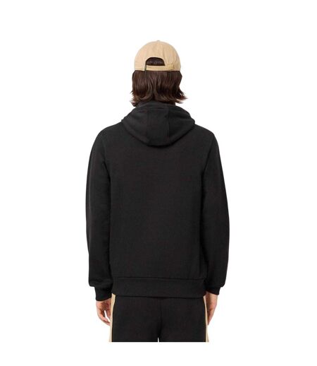 Sweat À Capuche Motif/style Blocs De Couleurs Homme Noir Lacoste