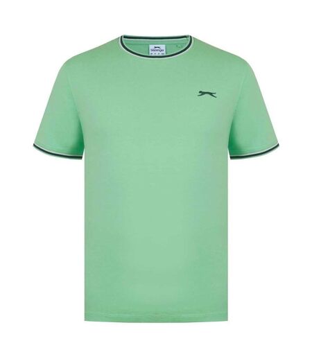 Mens Cotton T-shirt Bright Green Slazenger