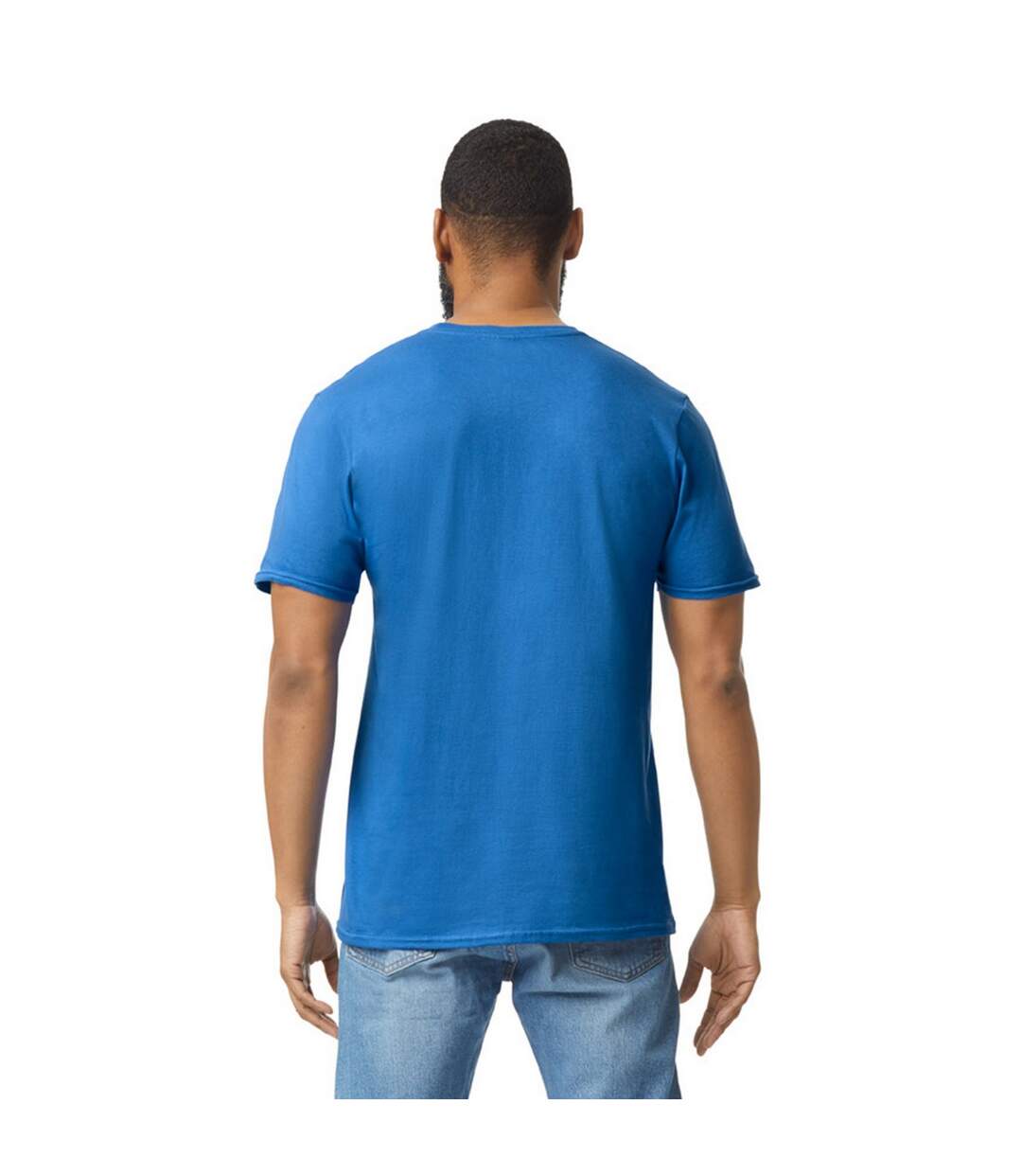 T-shirt Motif/style Uni Softstyle Adulte Bleu Roi Gildan-3