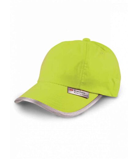 Casquette réfléchissante haute visibilité sécurité - RC035 jaune fluo