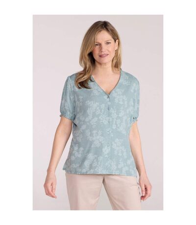 Womens/ladies cannes button top khaki green Mountain Warehouse