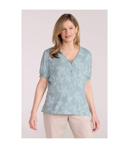 Womens/ladies cannes button top khaki green Mountain Warehouse