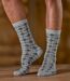 Coffret de 5 Paires de Chaussettes Motif Jacquard-1