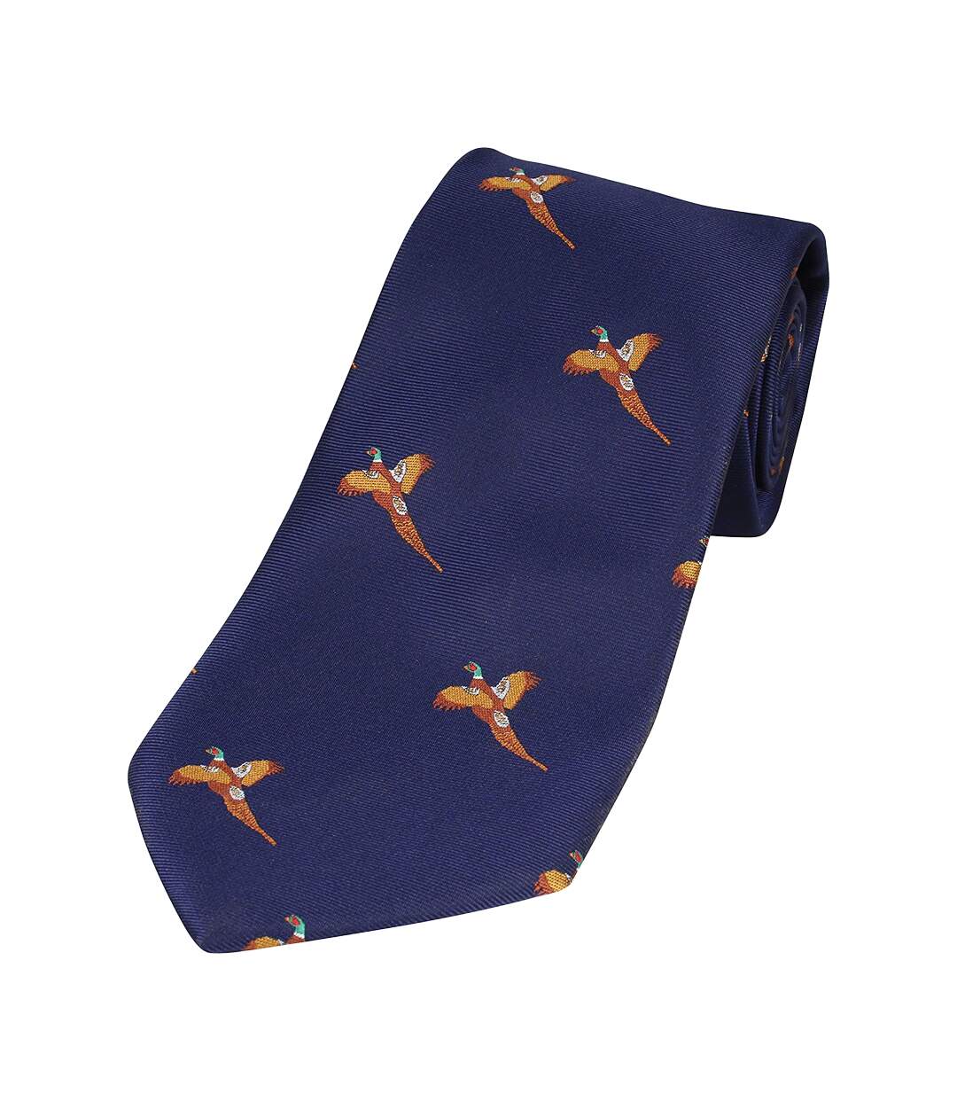Cravate Motif/style Faisan Taille Unique Bleu Marine Jack Pyke-1