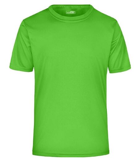 t-shirt respirant JN358 - vert citron - col rond - Homme
