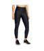 Womens/ladies Heatgear Printed Ankle Length Leggings Black Under Armour-1