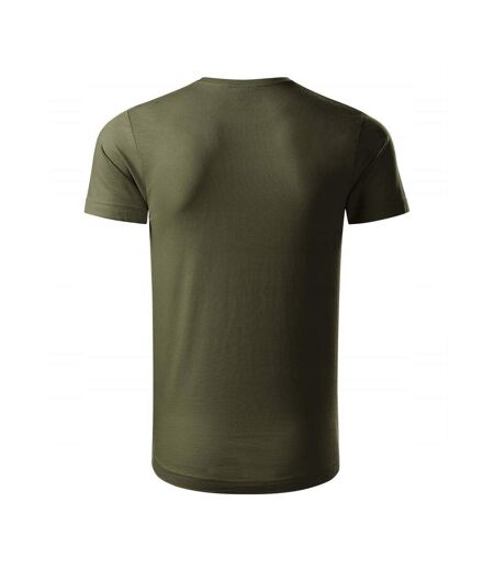 T-shirt Origin Homme Marron Vert Malfini