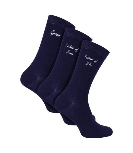 Sock Snob - 3 Paires Cadeau Père Du Marié Et Père De La Mariée Chaussettes