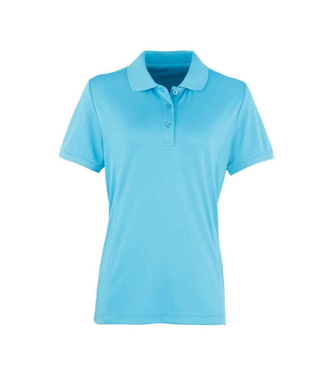 Polo Femme Turquoise Vif Premier-1