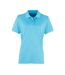 Polo Femme Turquoise Vif Premier-1