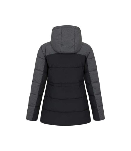 Womens/ladies Shock Padded Jacket Black Mountain Warehouse