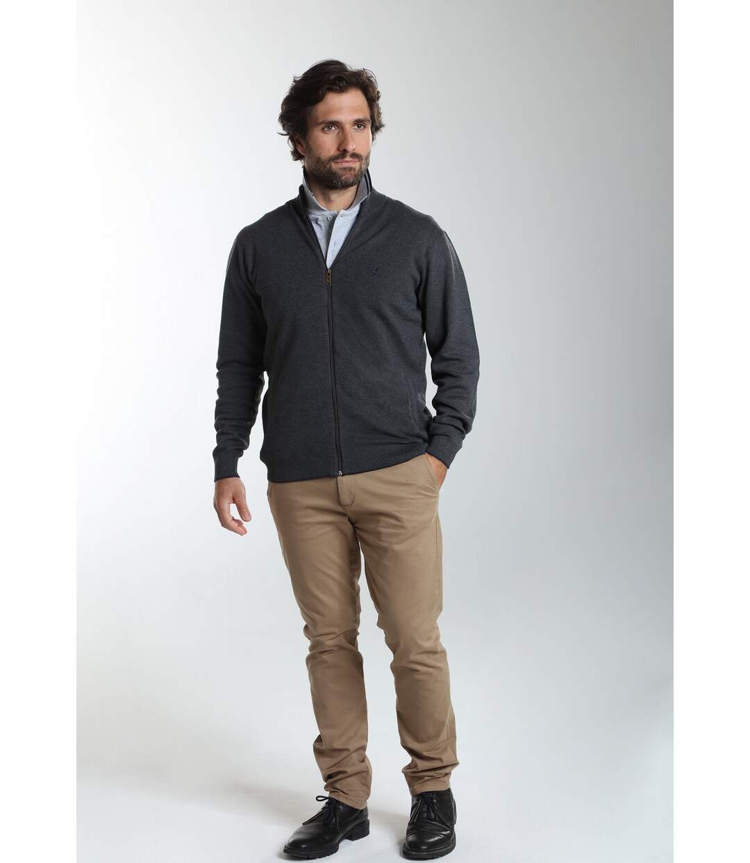 Gilet manches longues coton MORGAN-5