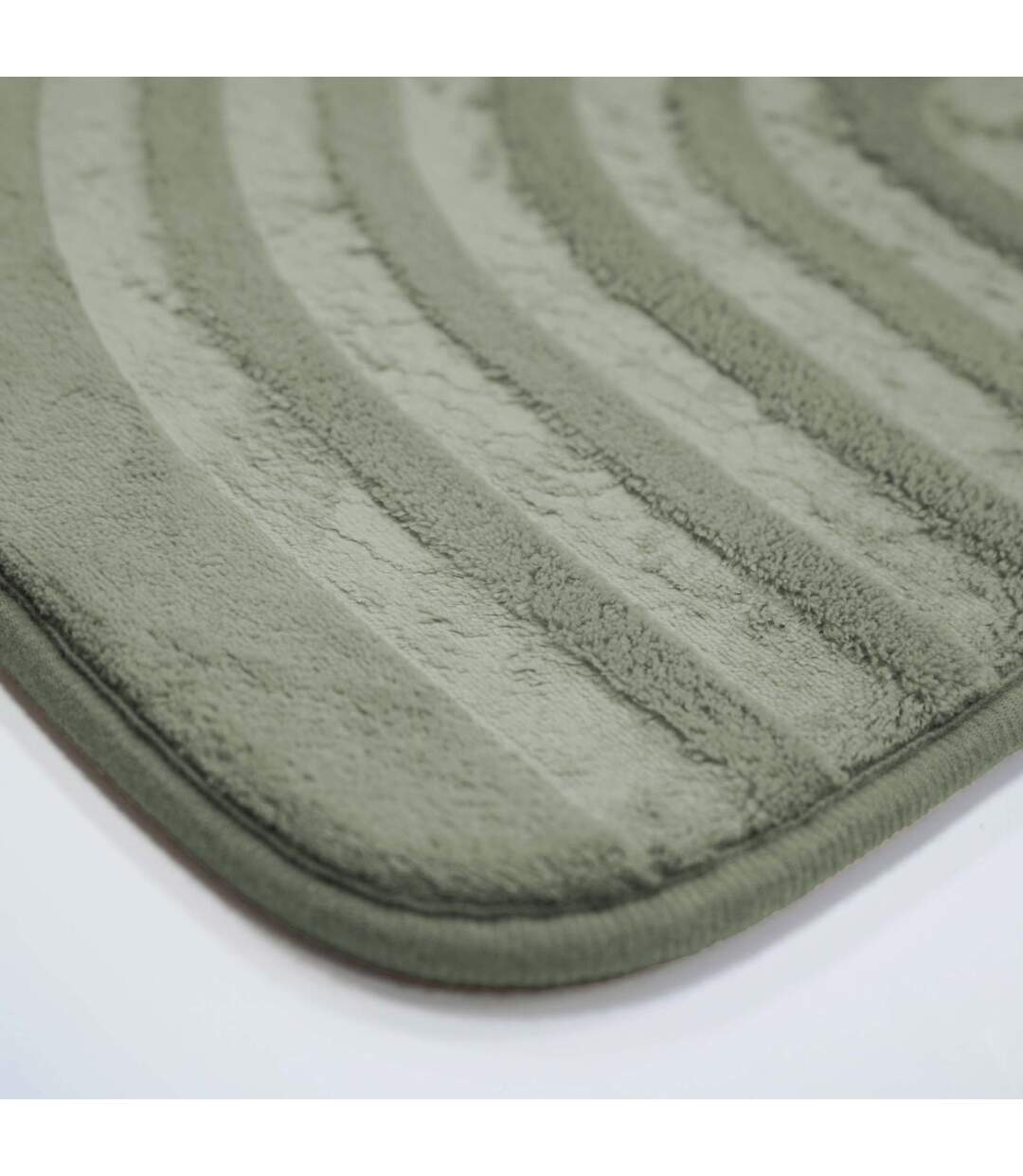 Tapis de Bain Microfibre Allure 45x75cm Sauge-3