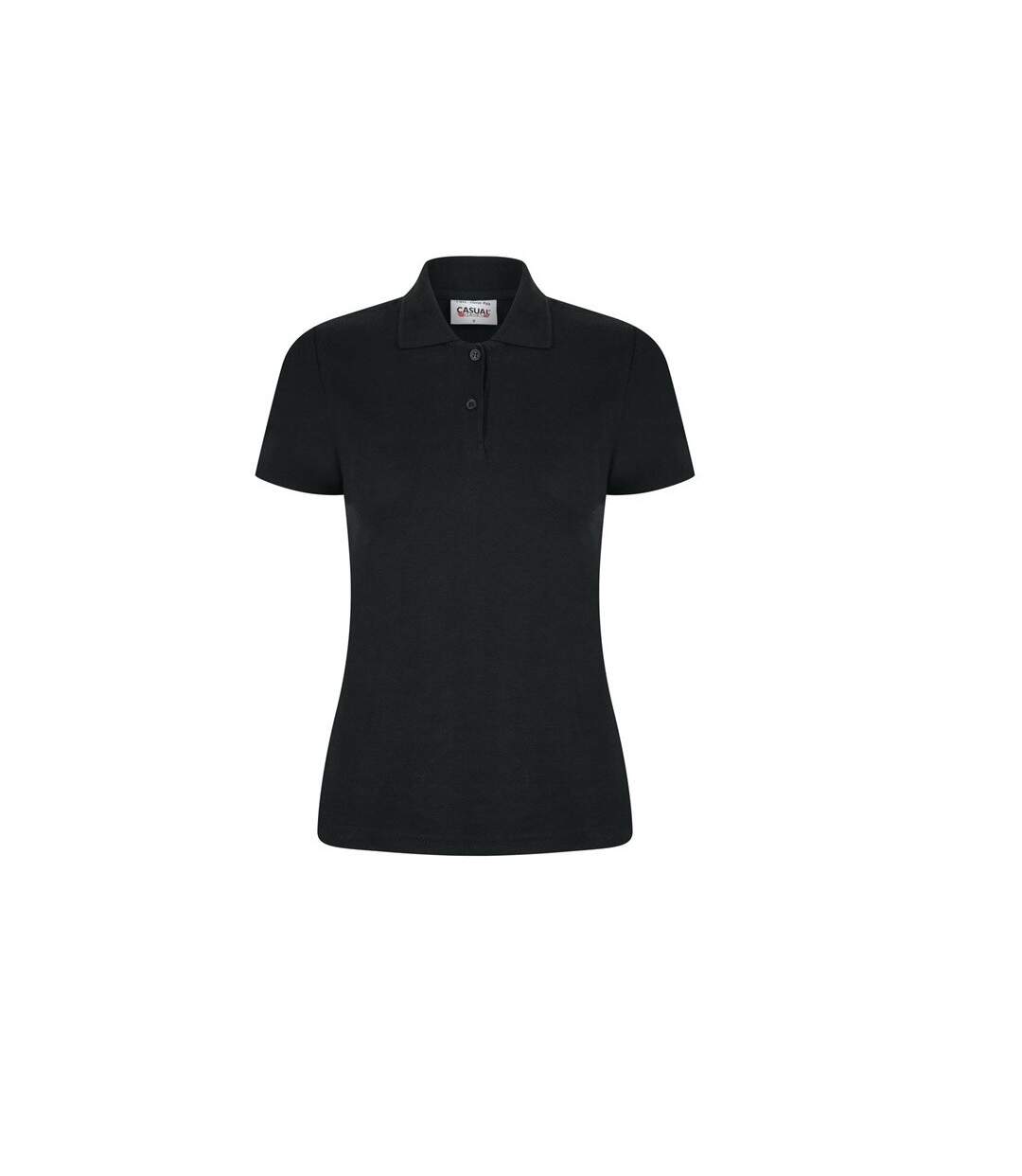 Casual Classic Womens/Ladies Polo (Black) - UTAB254-2