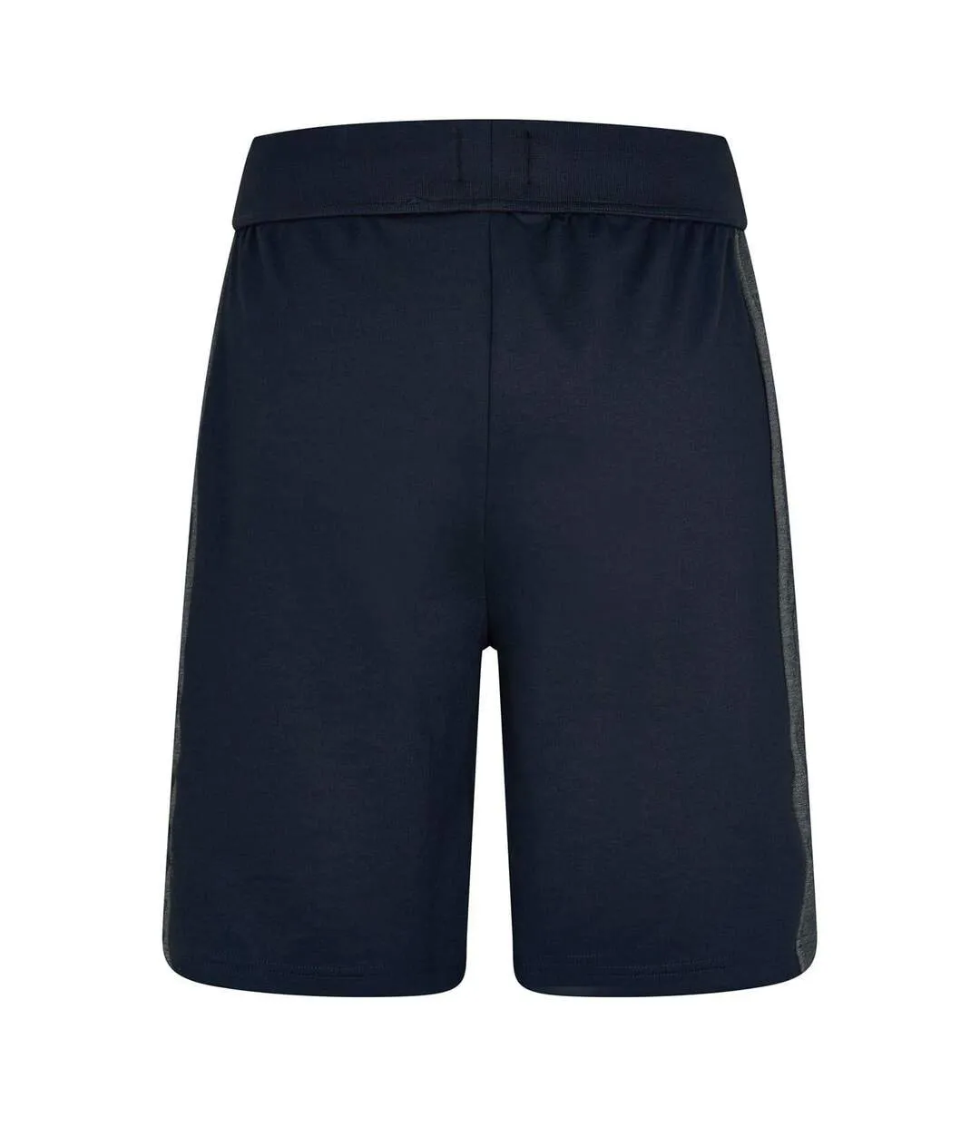 Mens Sweat Shorts Navy White Boss-2