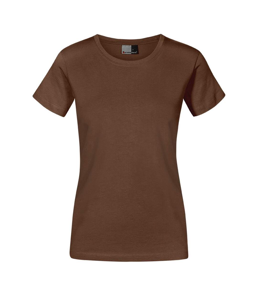 T-shirt Premium Femme Marron Promodoro-1