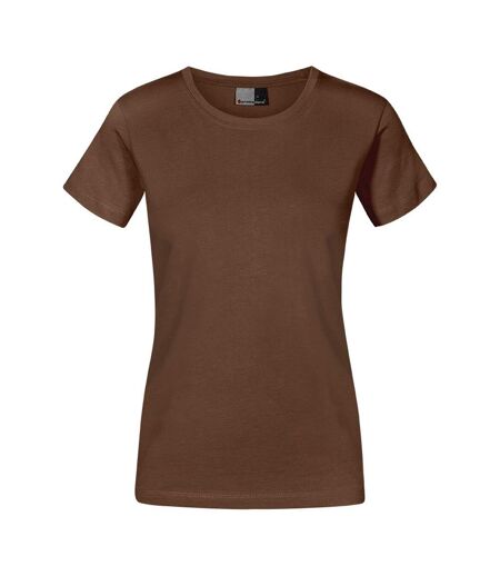 T-shirt Premium Femme Marron Promodoro