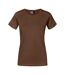 T-shirt Premium Femme Marron Promodoro-1