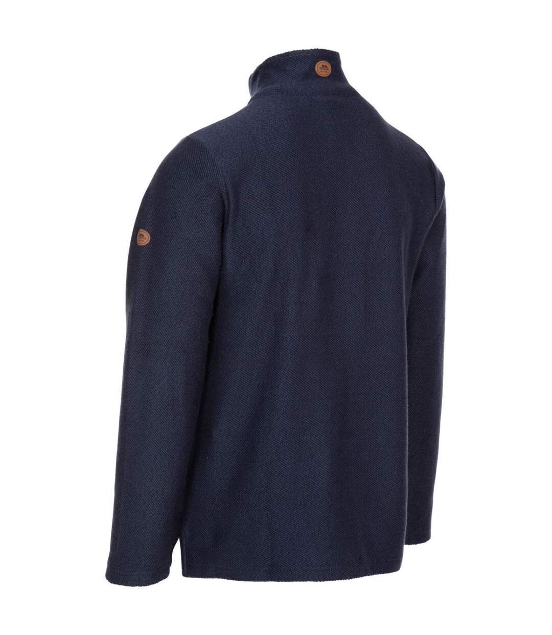 Trespass Mens Taddingley Half Zip Sweatshirt (Navy)