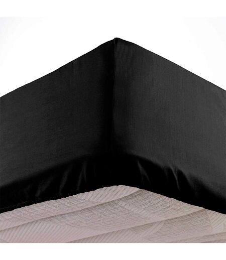 Drap Housse Microfibre Oscar 90x190cm Noir