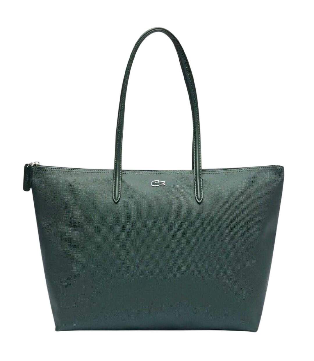 Tote Bag Motif/style Grand Femme Taille Unique Vert Lacoste-1