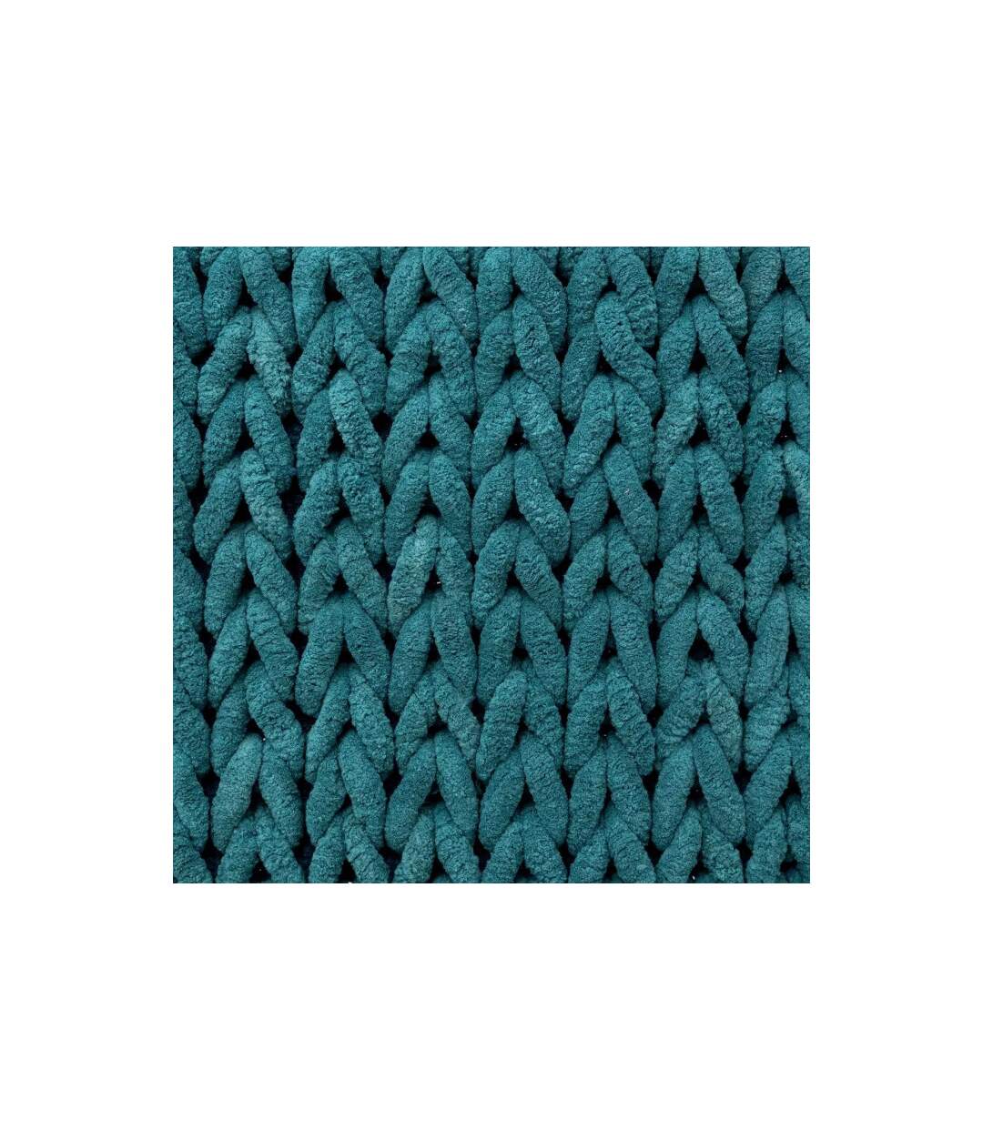 Tapis Salle de Bain Tissé Épais 50x75cm Bleu Pétrole-3