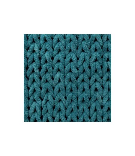 Tapis Salle de Bain Tissé Épais 50x75cm Bleu Pétrole