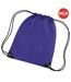 Lot de 2  Sac de gym 11 litres taille unique pourpre Bagbase