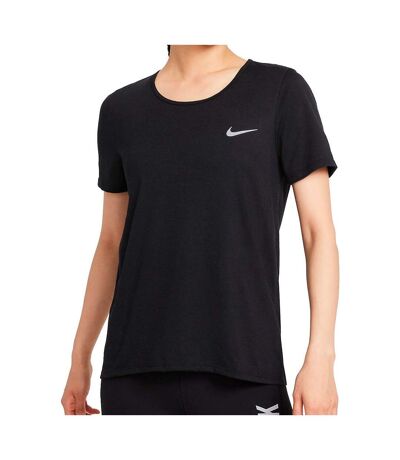 T-shirt de sport Noir Femme Nike Run Division