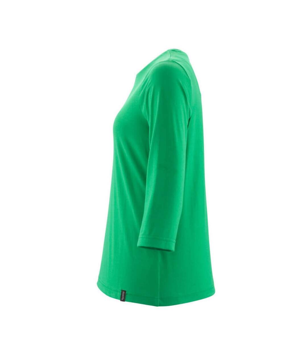 Womens/ladies Crossover 3/4 Sleeve T-shirt Grass Green Mascot-4