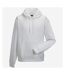 Russell Mens Authentic Hooded Sweatshirt / Hoodie (White)