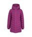 Womens/ladies Polyester Mid Length Padded Jacket Plum Slazenger-1