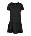 Robe T-shirt Valance Femme Noir Urban Classics-1