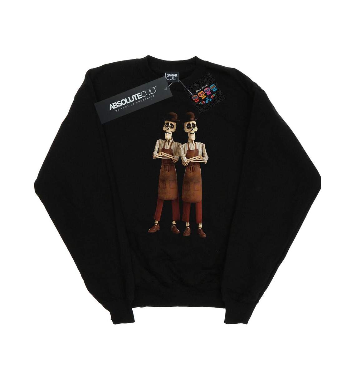 Disney Sweat-shirt Womens/Ladies Coco Oscar And Felipe Twin Brothers (Noir) - UTBI12265-1