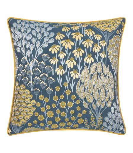 Housse de coussin ophelia 50 cm x 50 cm bleu / safran Wylder Wylder